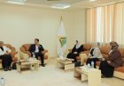 رئيس جامعة بنها يستقبل فريق الدراسات الصيدلية من المجلس الأعلى للجامعات