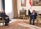 الرئيس السيسى يؤكد أهمية تعزيز الحوار بين مصر والجزائر لحل الأزمة الليبية
