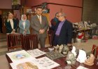 محافظ القليوبية يقوم بجولة تفقدية لمكتبة مصر العامة في بنها