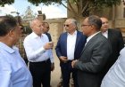 محافظ القاهرة يقوم بجولة تفقدية لمشروع مد خط مياه جديد من الأوسطي إلى التبين