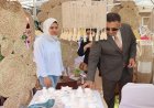 محافظ القليوبية يستعرض إبداعات معرض أيادي مصر للحرف اليدوية والتراثية في بنها
