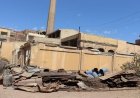 محافظ القليوبية يزور موقع هدم مدخنة شركة قها للأغذية للاطلاع على سير الأعمال