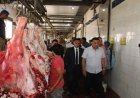 محافظ القليوبية يقوم بجولة تفقدية لمجزرة شبرا شهاب في القناطر الخيرية