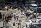 استشهاد ثلاثة فلسطينيين إثر قصف الاحتلال لمخيم النصيرات في وسط قطاع غزة