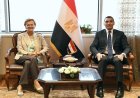 وزير الشباب يستعرض فرص التعاون المشترك مع سفيرة الاتحاد الأوروبي في القاهرة