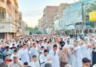 آلاف المواطنين في بني سويف يحتفلون بعيد الأضحى بأداء الصلاة في أجواء مفعمة بالروحانية