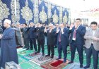 محافظ بني سويف يشارك في صلاة عيد الأضحى بساحة مسجد عمر بن عبد العزيز