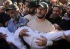 تشييع جثامين 14 شهيدًا ضحايا غارة شارنية في برج الشمالي بلبنان