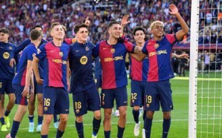 برشلونة يتحدى أوساسونا في اختبار حاسم لصدارته الليجا غدا في ملعب السادار
