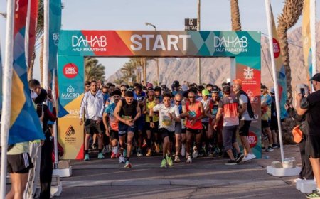 وزارة الشباب والرياضة تعلن عن تنظيم نصف ماراثون دهب الأول لمسافة 21 كم