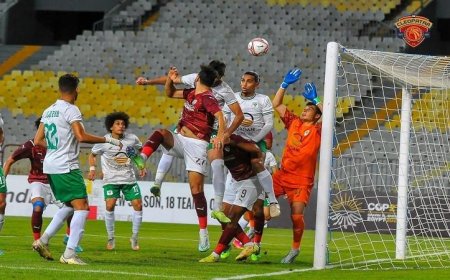 المصري يسجل هدفاً نظيفاً في شباك سيراميكا ويقترب من المربع الذهبي في الدوري