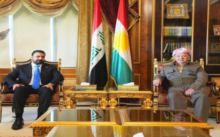 الزيدي وبارزاني يتفقان على ضرورة توحيد الجهود لبناء حكومة عراقية قوية