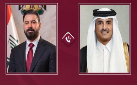 أمير قطر يعبر عن دعمه القوي للعراق وشعبه لتحقيق الاستقرار والتنمية المستدامة