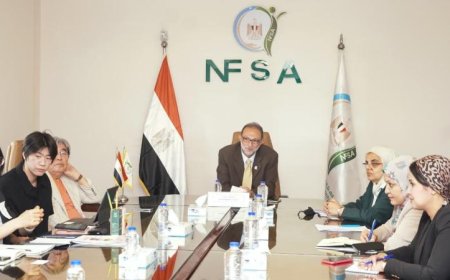 رئيس الهيئة القومية لسلامة الغذاء يرحب بوفد الجمعية الكورية للصناعات الغذائية لتعزيز التعاون المشترك