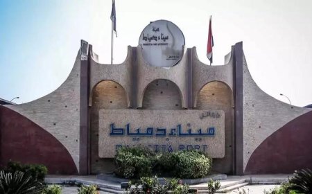 ميناء دمياط يشهد نشاطاً ملحوظاً بتداول 13 سفينة حاويات وبضائع عامة
