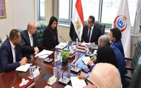 وزير الصحة يتباحث مع البنك الدولي ومؤسسة التمويل الدولية لتعزيز التعاون الصحي