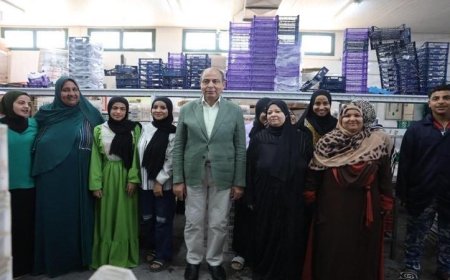 محافظ المنيا يثني على كفاءة محطة تعبئة الفراولة والعنب في سمالوط
