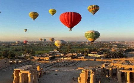 تعليق رحلات البالون الطائر في الأقصر حفاظا على سلامة السائحين نتيجة الطقس العاصف
