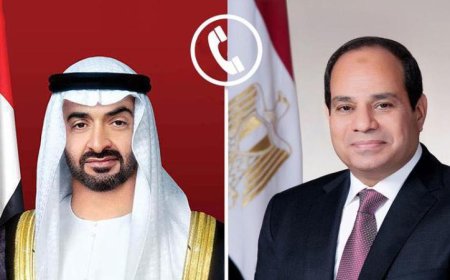 الرئيس السيسي يعبر عن تضامن مصر القوي مع الإمارات في مواجهة الاعتداءات الإيرانية