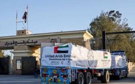 الإمارات تقدم مساعدات إنسانية عاجلة للفلسطينيين في غزة عبر ميناء رفح البري