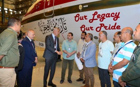 رئيس مصر للطيران يثني على فريق مشروع إعادة إحياء الهوية التراثية للشركة مع صور حصرية