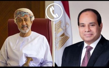 الرئيس السيسي يؤكد أن أمن سلطنة عمان والدول العربية مرتبط ارتباطاً وثيقاً بأمن مصر القومي