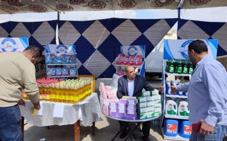 توافد أكثر من 10 آلاف زائر في انطلاق سوق اليوم الواحد بالنوبارية الجديدة