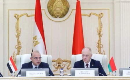 وزير الاستثمار يبحث سبل تعزيز التعاون التجاري مع وزير التجارة البيلاروسي