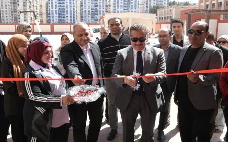 محافظ بورسعيد يدشن مشروع تطوير مدرسة مكة المكرمة الرسمية للغات في المناخ