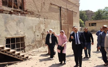 محافظ القليوبية يستعرض فرص استثمار أرض محلج القطن الأثري في القناطر الخيرية
