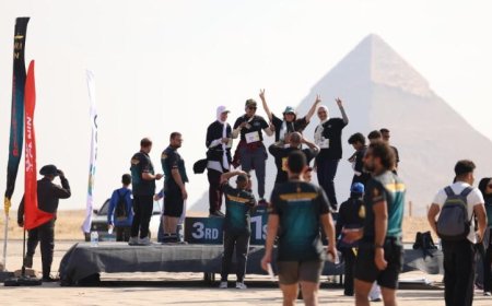 انطلاق فعالية Kahun Run الأولى في أهرامات الجيزة للشباب والرياضة