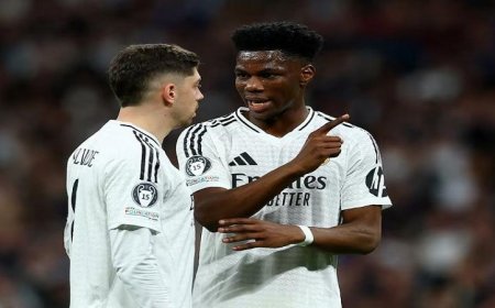 إصابة لاعب ريال مدريد البيردي في الرأس نتيجة مشاجرة مع تشواميني في غرفة الملابس