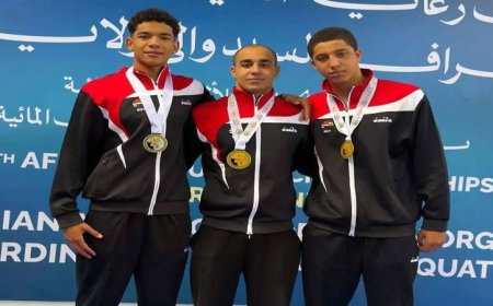 منتخب مصر يحقق رقماً قياسياً بـ39 ميدالية في بطولة إفريقيا للسباحة