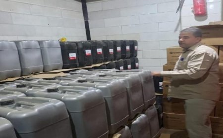 مصادرة 3500 لتر من الزيوت غير المعروفة و450 كجم من السكر التمويني في الغربية