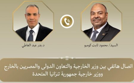 وزير الخارجية يبحث مع نظيره التنزاني سبل تعزيز الشراكة الثنائية🔍