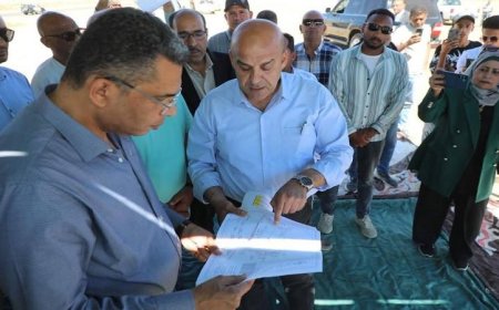 محافظ البحر الأحمر يستعرض مشروع السدود والبحيرات العملاق في جنوب مصر