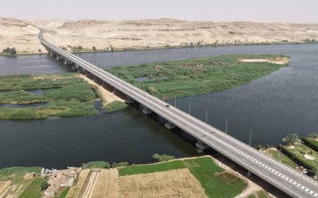 وزير النقل يفتتح التشغيل التجريبي للمرحلة الأولى من محور الفشن في بني سويف