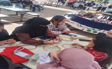 وحدة أيادي مصر بالفيوم ت開催 بازار الحرف اليدوية والتراثية في جامعة أكتوبر