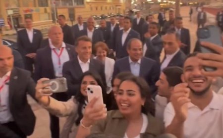 الرئيس الفرنسي يشيد بسكان الإسكندرية من خلال فيديو مميز ويعبر عن شكره لهم