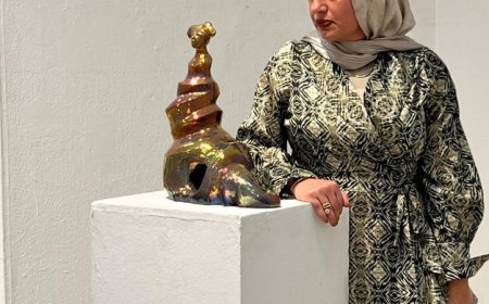 اختتام معرض مرسى للنحت الخزفي للفنانة مروة ذكي بمركز محمود مختار مع صور مدهشة