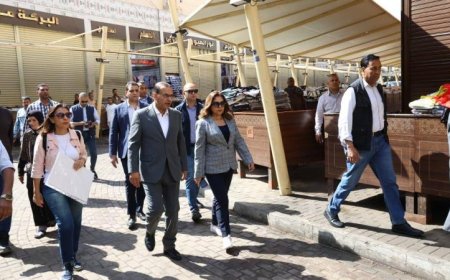 وزيرة التنمية المحلية تتابع تقدم أعمال تطوير المرحلة الثانية لسوق العتبة في القاهرة