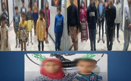 القبض على عشرة أشخاص في الجيزة لنصب شباك التسول على الأطفال الأحداث