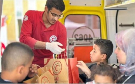 استقبال 107 مرضى وجرحى فلسطينيين مع مرافقين في ميناء رفح البري من غزة