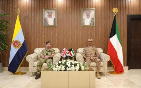 الكويت وبريطانيا تستعرضان سبل تعزيز التعاون العسكري والأوضاع الراهنة في المنطقة