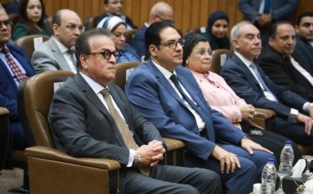 وزير الصحة يساهم في مناقشة رسالة دكتوراه تتعلق بمبادرة 100 مليون صحة