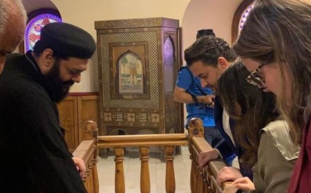 زيارة تاريخية للمبعوث الخاص للرئيس الأمريكي إلى منطقة مجمع الأديان في مصر القديمة