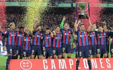 برشلونة يحصد اللقب بفوز ساحق على ريال مدريد في ليلة تاريخية على ملعب كامب نو
