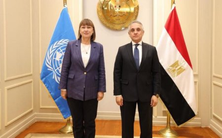 وزير العدل المصري يناقش مع المنسقة المقيمة للأمم المتحدة تعزيز التعاون الدولي