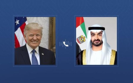 رئيسا الإمارات وأمريكا يجتمعان لمناقشة مستجدات الأوضاع في المنطقة