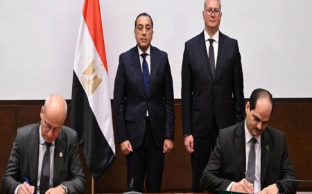 رئيس الوزراء يشارك في توقيع مذكرة تفاهم لتعزيز التعاون في استكشاف الغاز في غرب البحر المتوسط